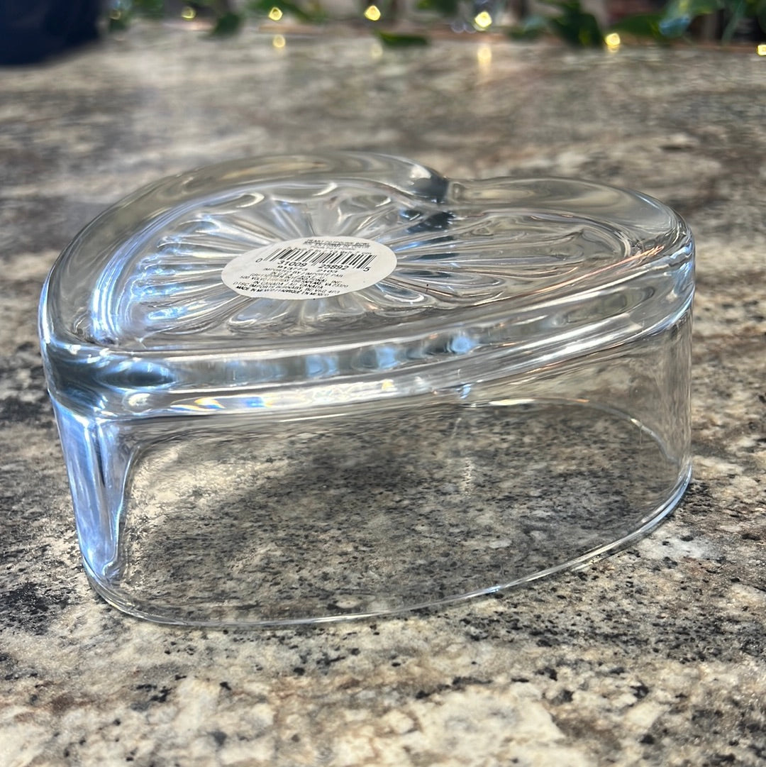 Glass Heart Bowl