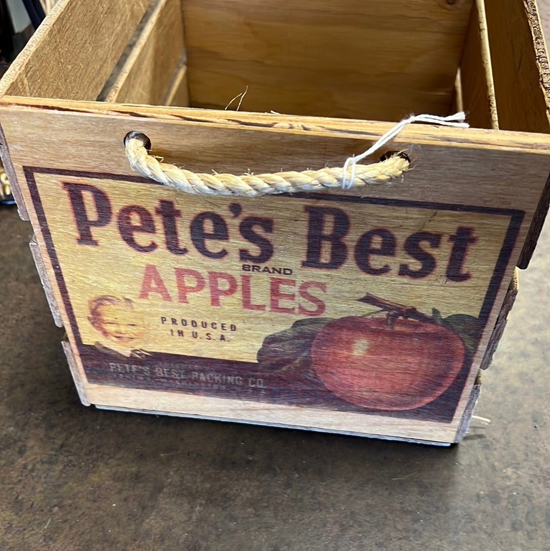 Apple Decor Crate