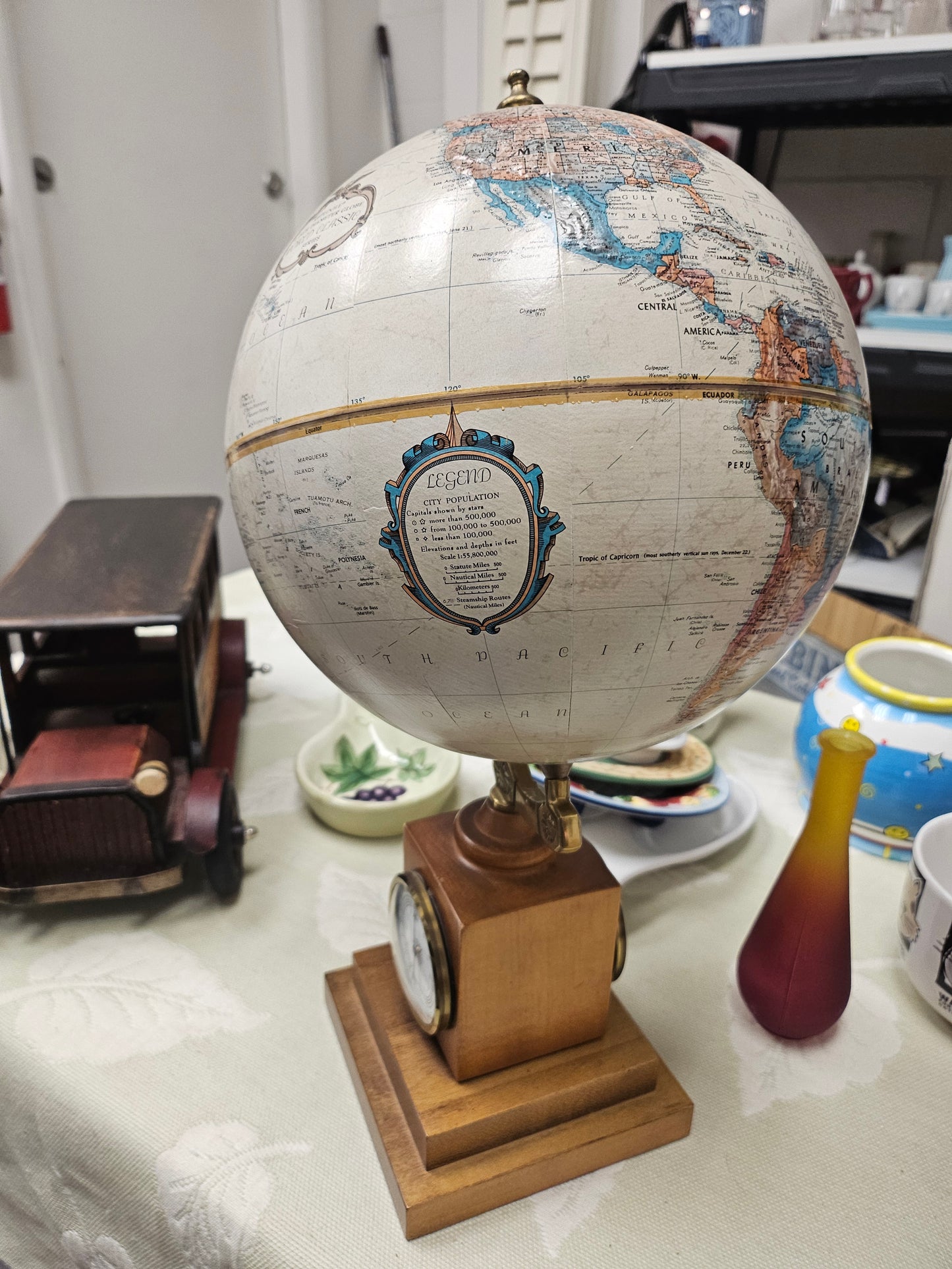 Midcentury globe