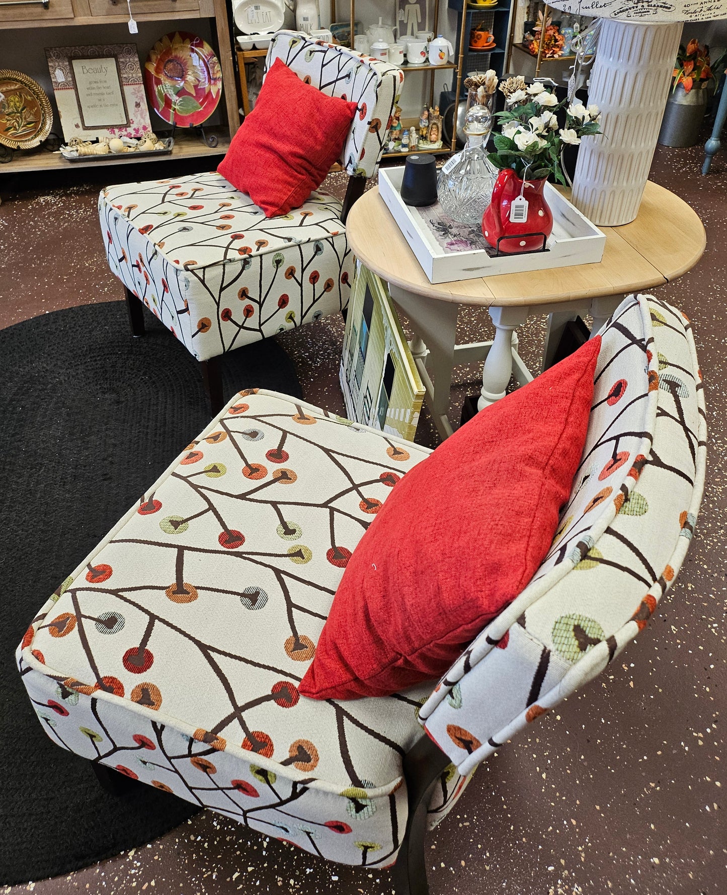 Fabric chair set