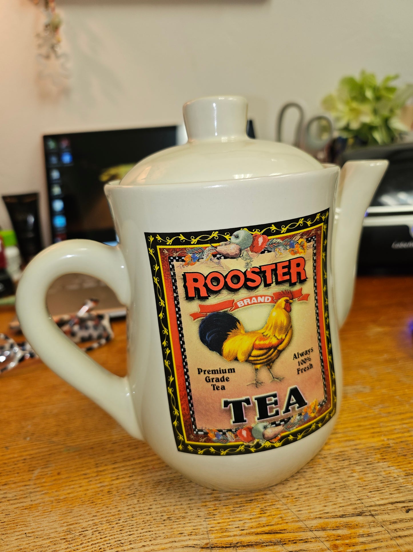 Rooster Tea Pot