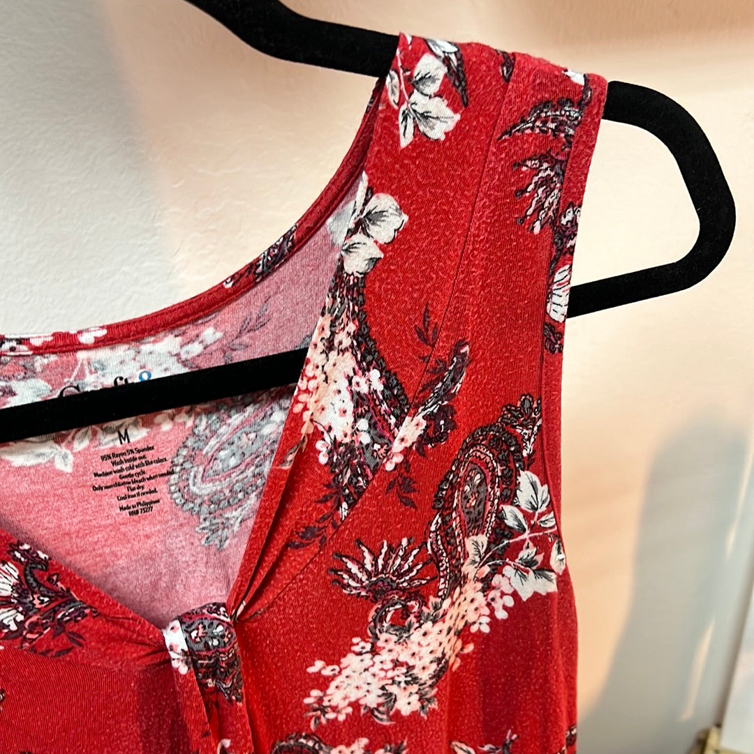Red Tank Top M