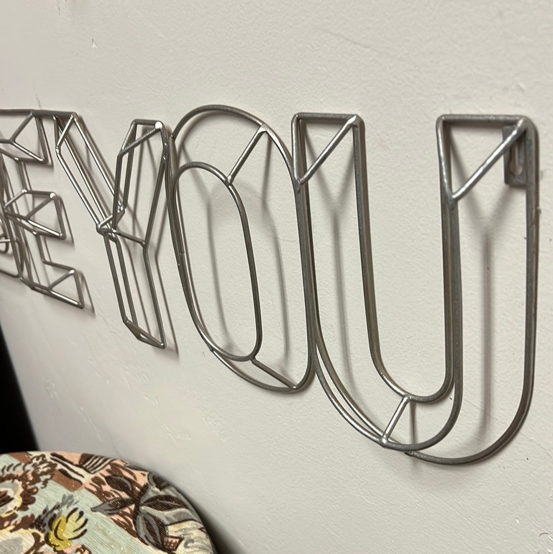 Metal 3D Sign