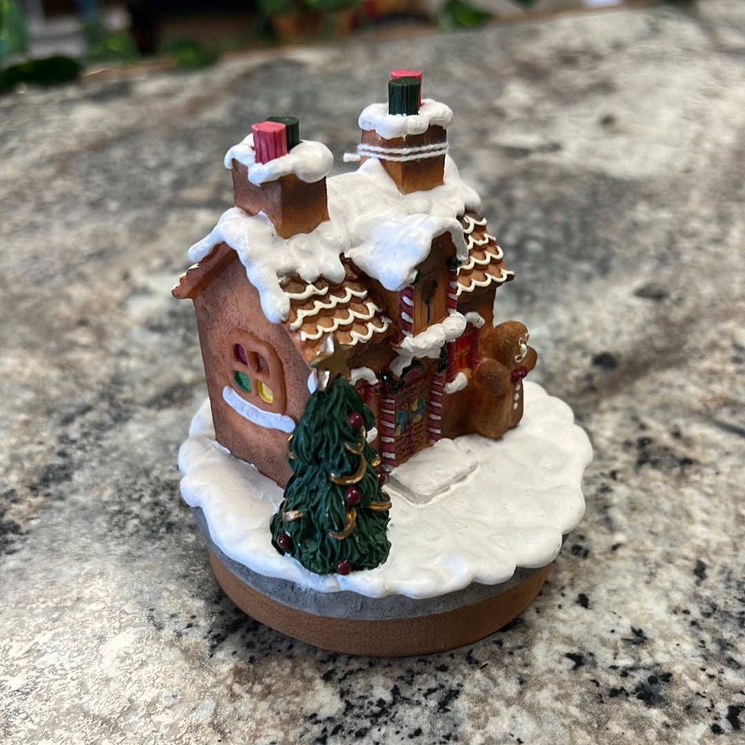 Gingerbread Candle Lid
