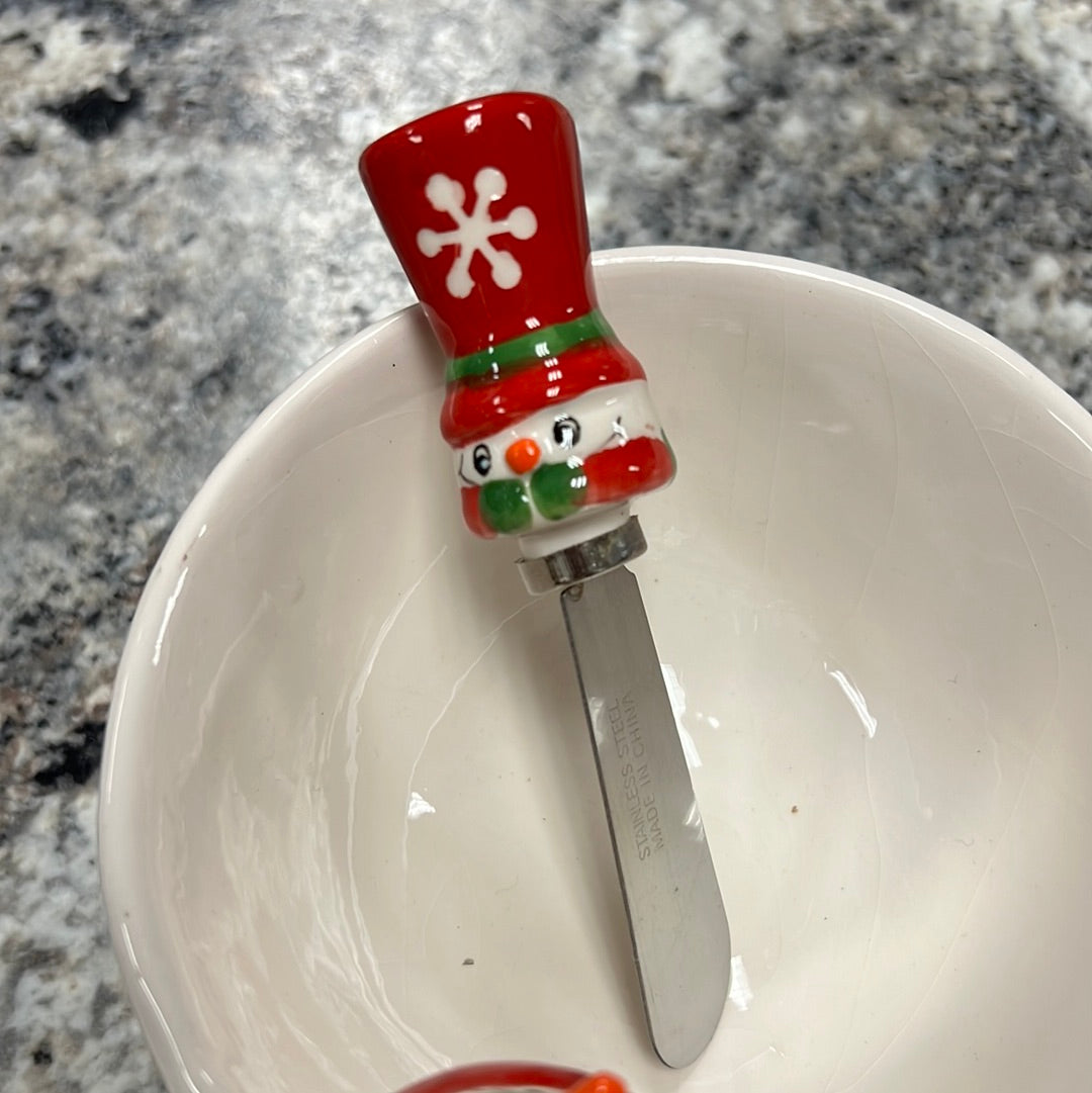 Snowman Dip Bowl