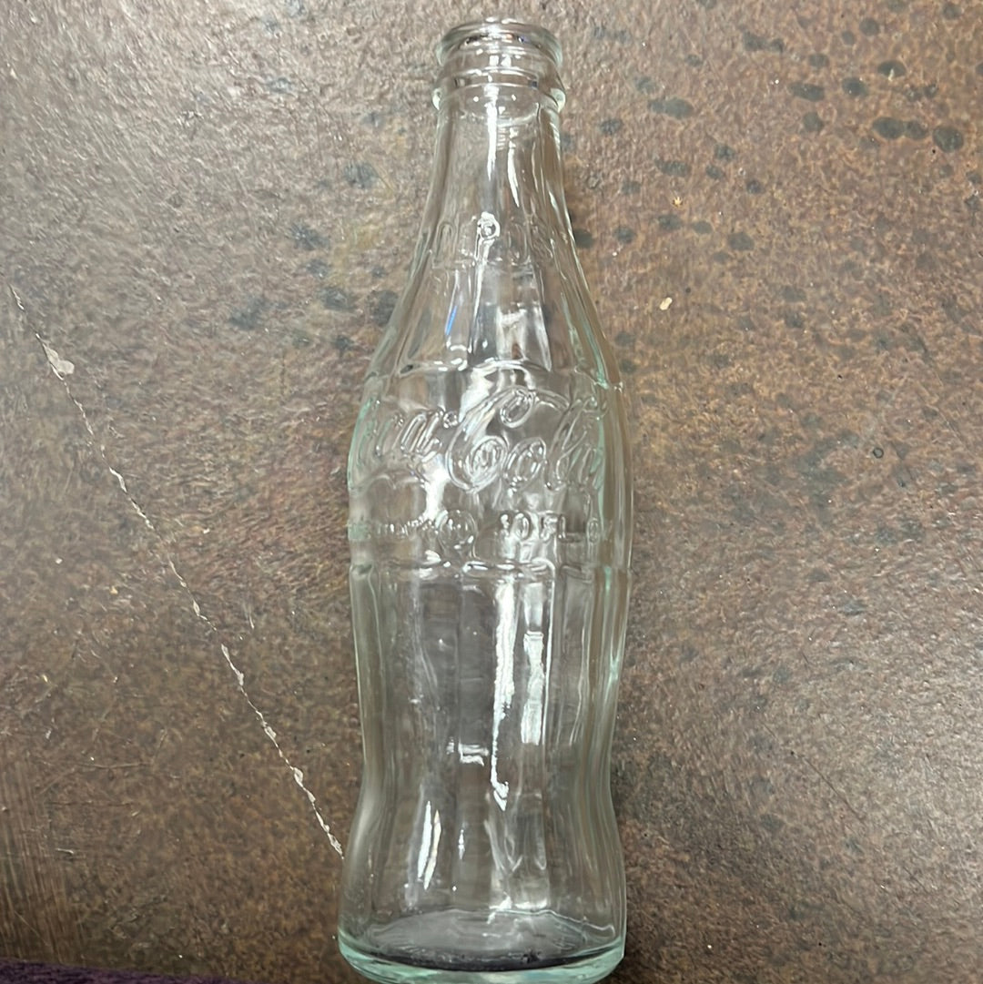 Vintage Glass Coke Bottle
