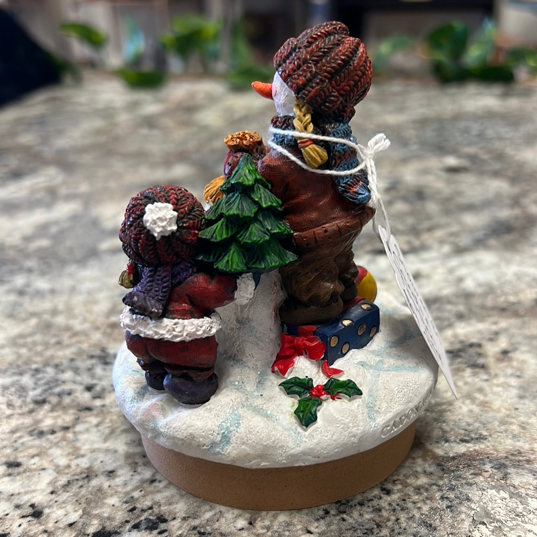 Snowman Candle Lid
