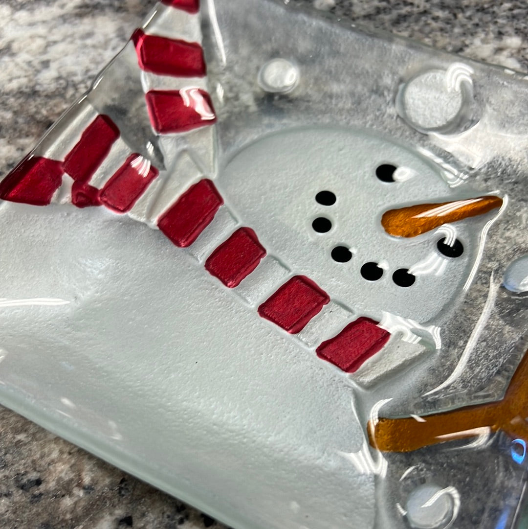 Small Snowman Dish