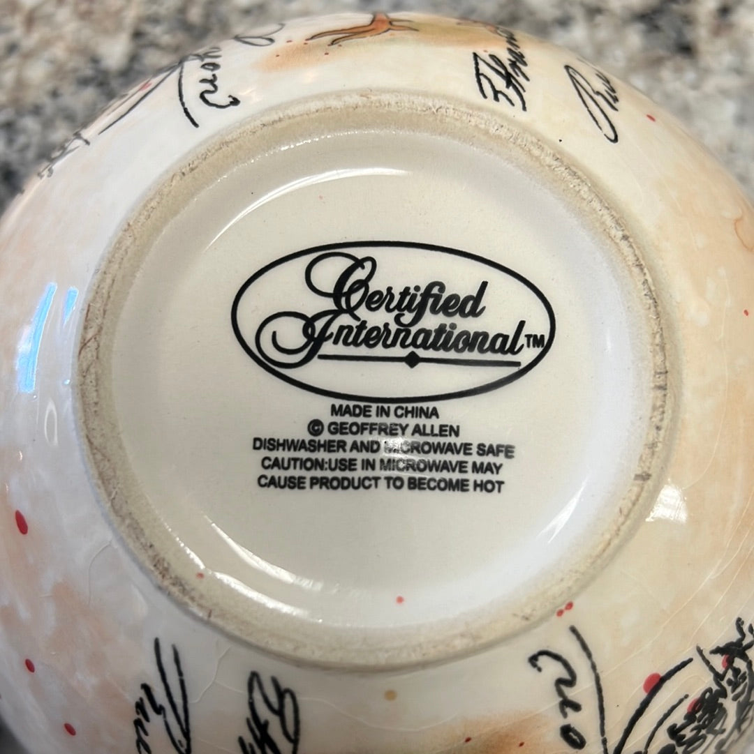 Rooster Bowl Set