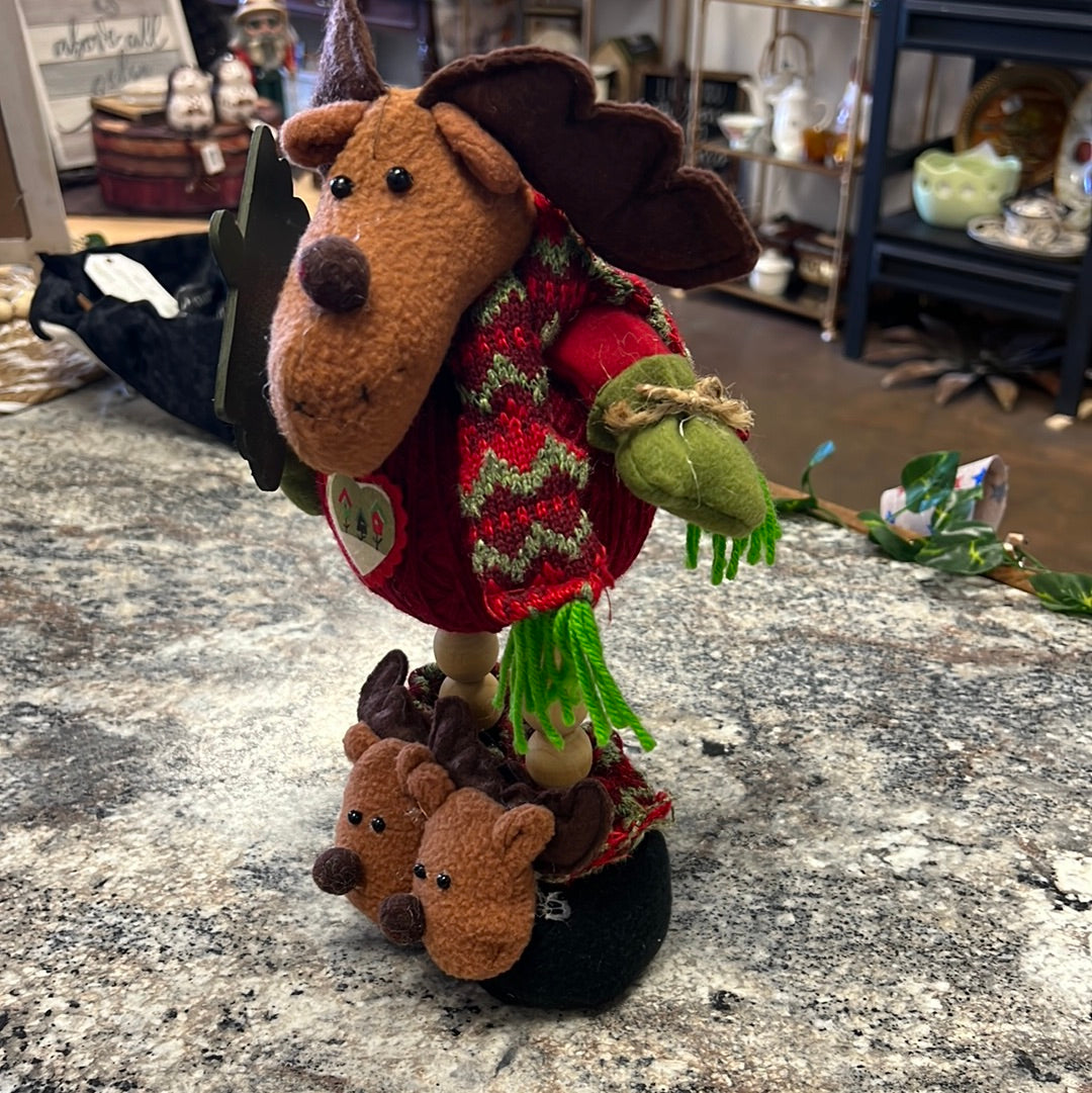 Holiday Moose Decor