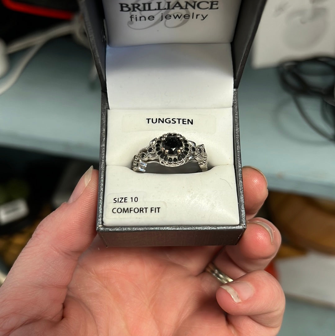 Tungsten Ring Sz 10