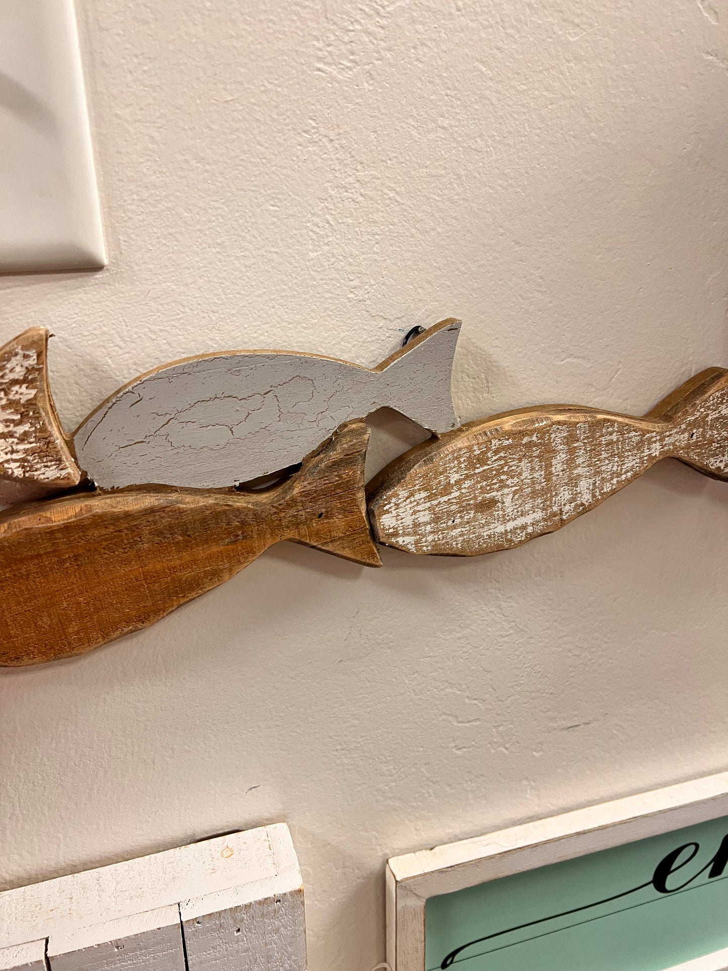 Wood Fish Decor
