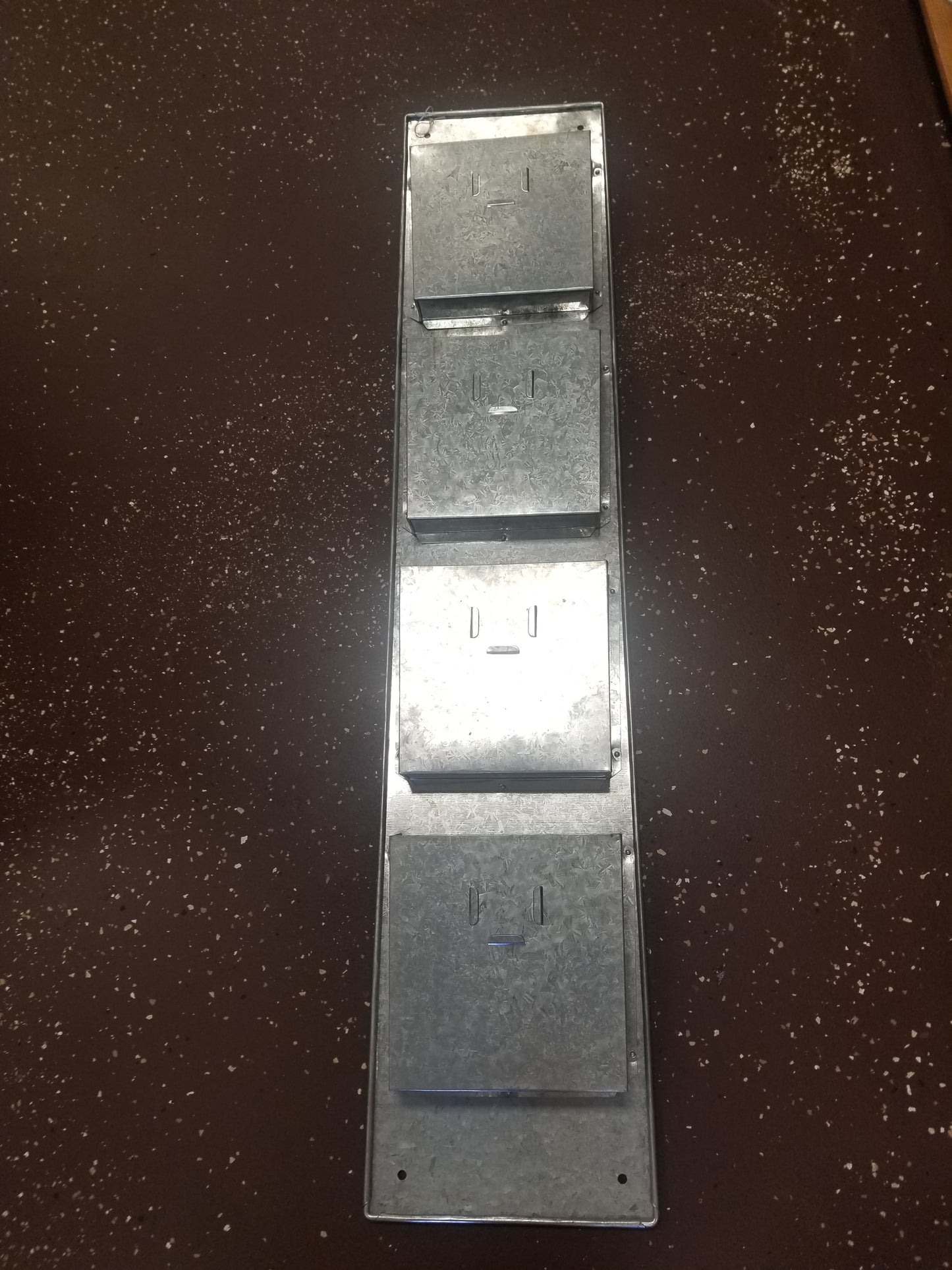 Galvanized organizer