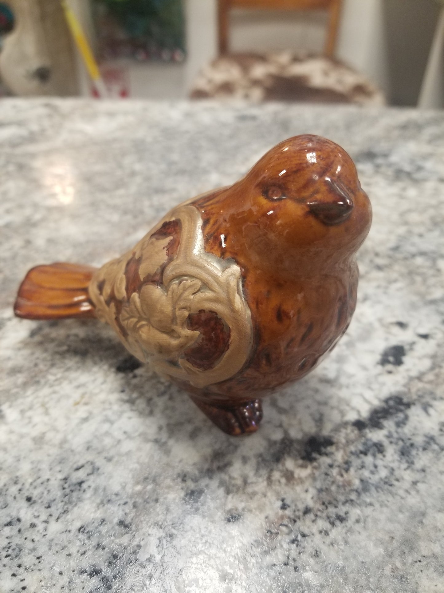 Porcelain rustic robin