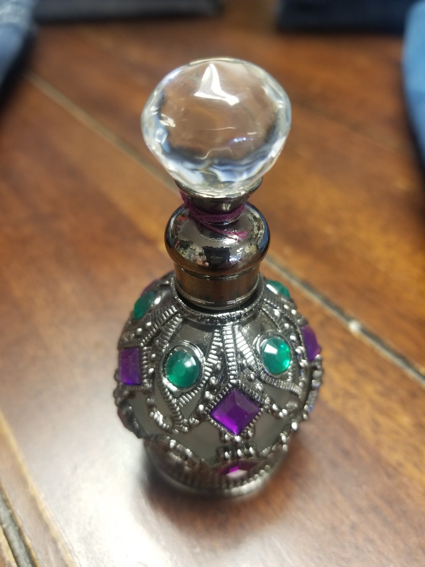 Jeweled perfume bottle