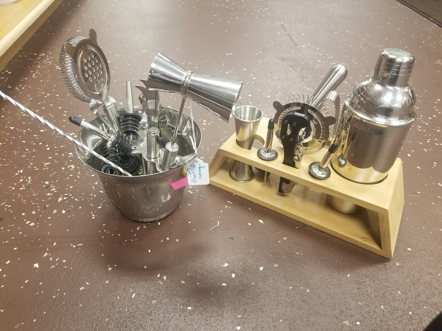 Stainless mixology set