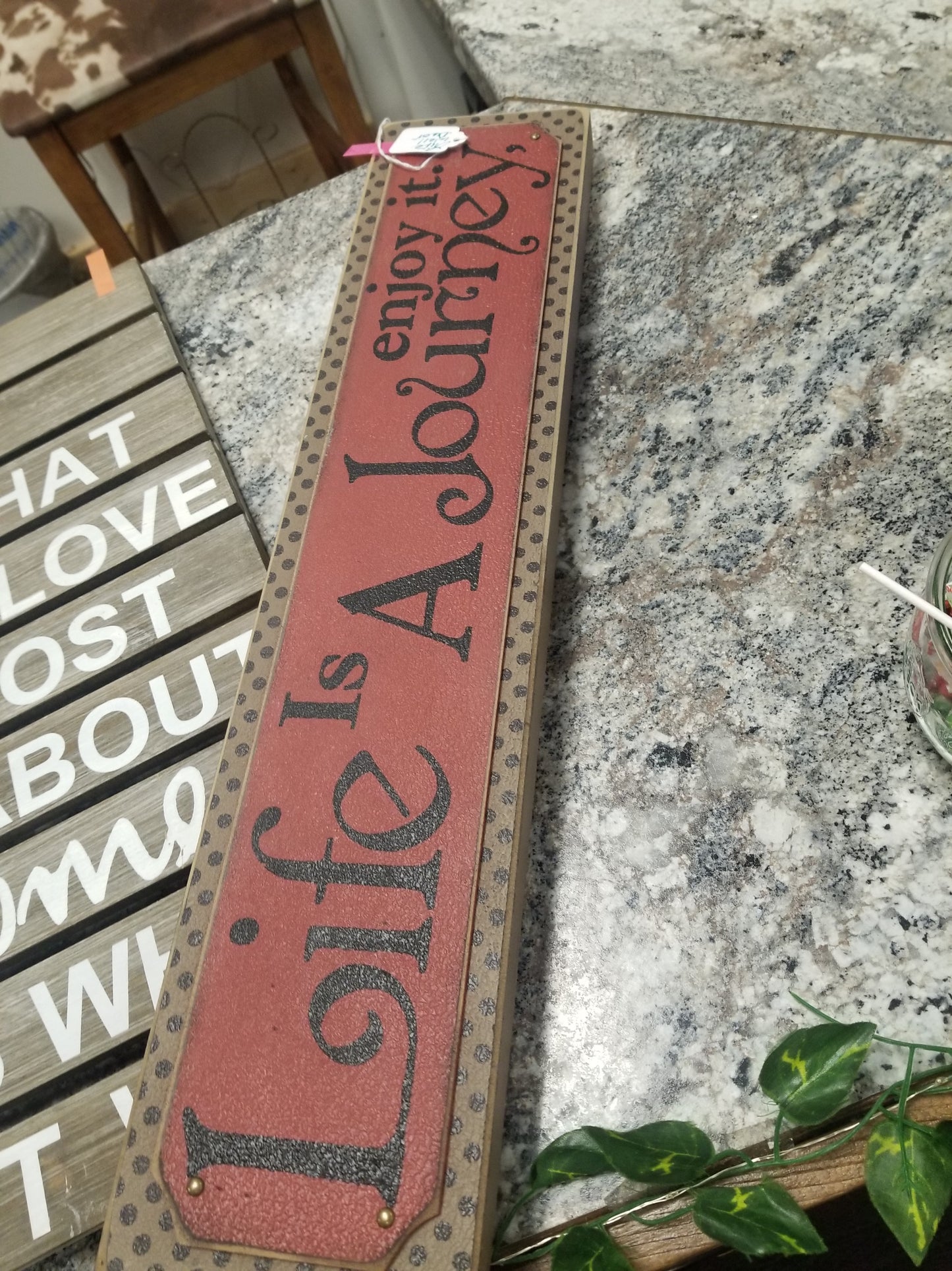 Positive vibes sign