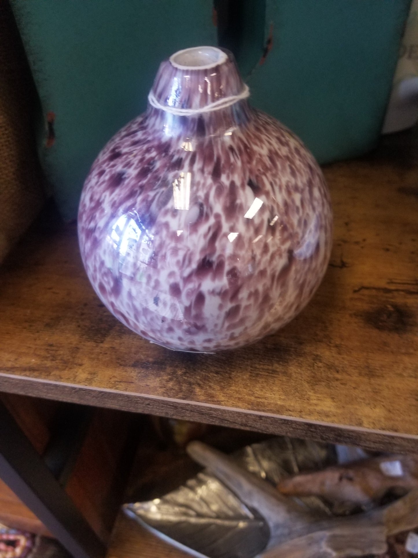 Small round vase