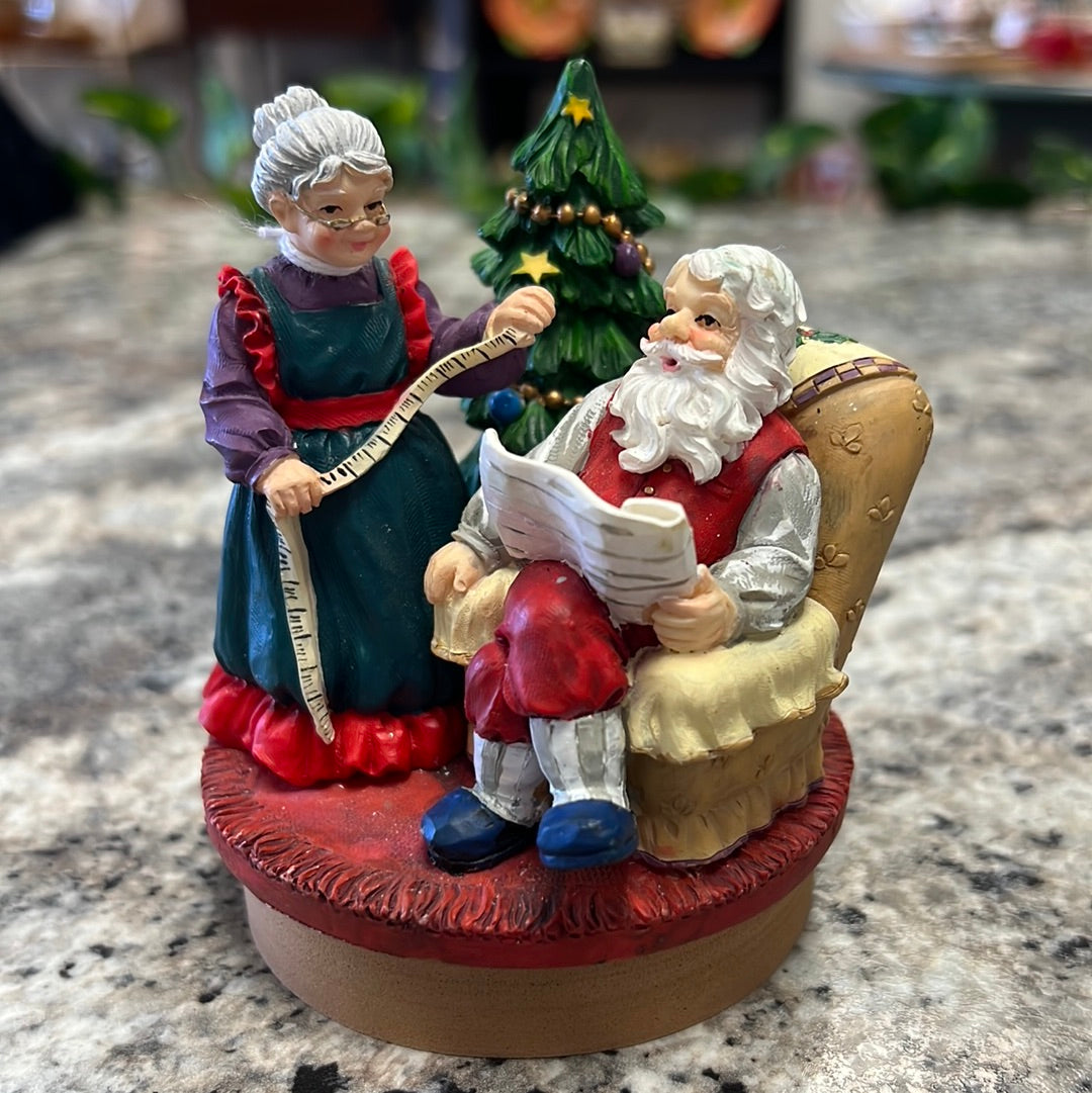 Santa Candle Lid