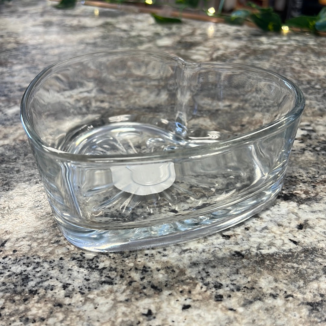Glass Heart Bowl