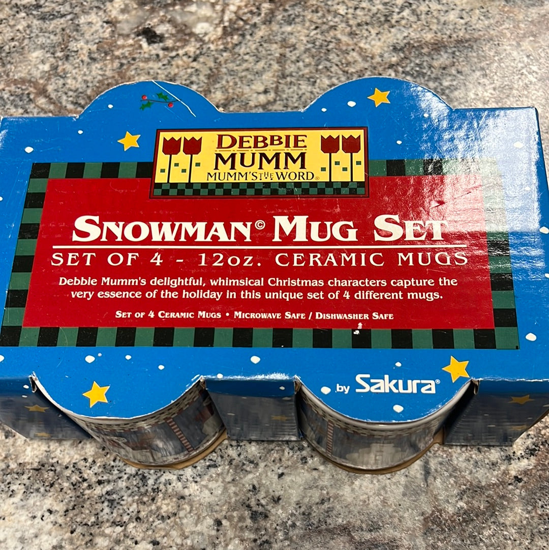 Snowman Mug Set NEW