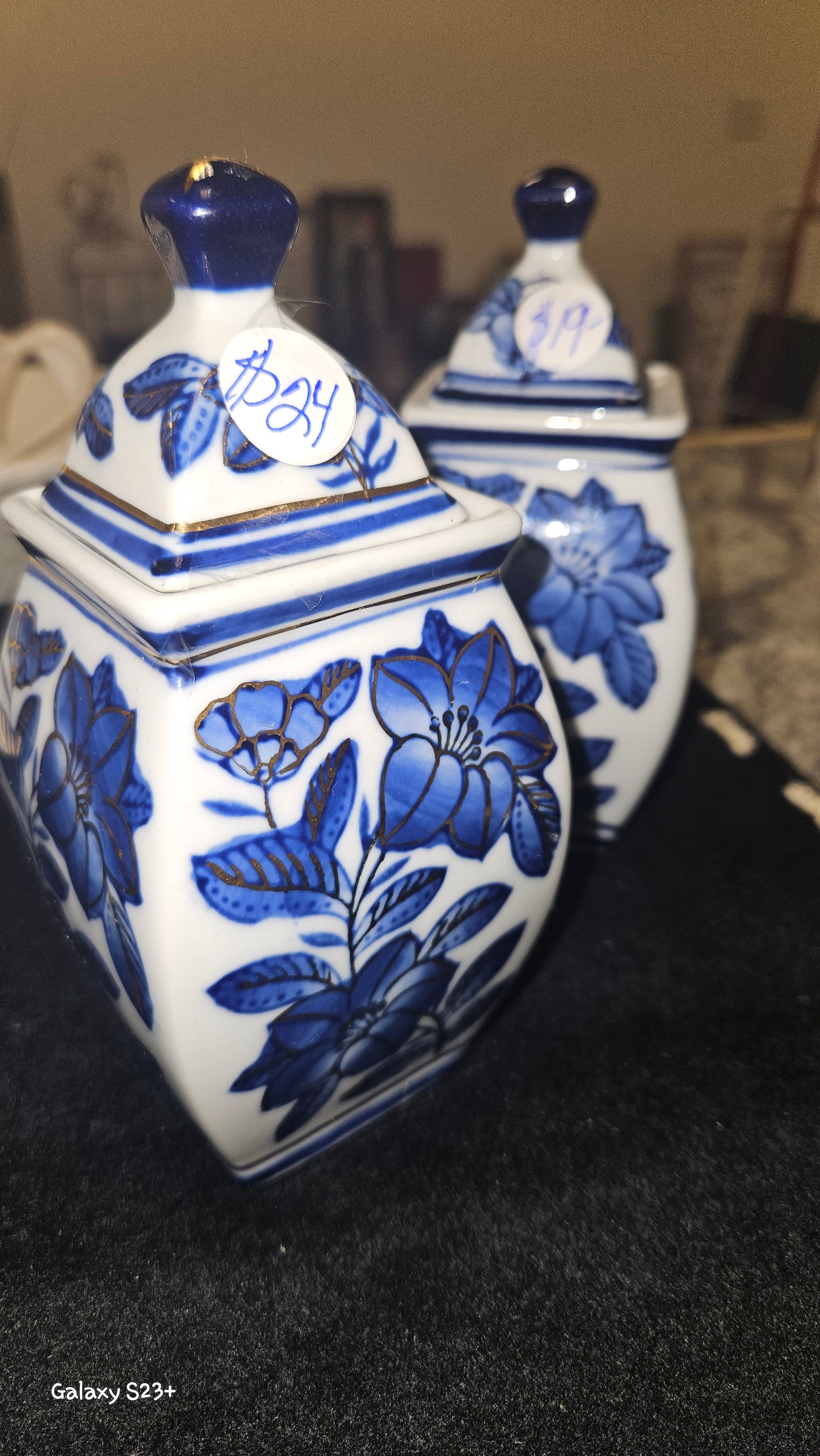 SQ ginger jars