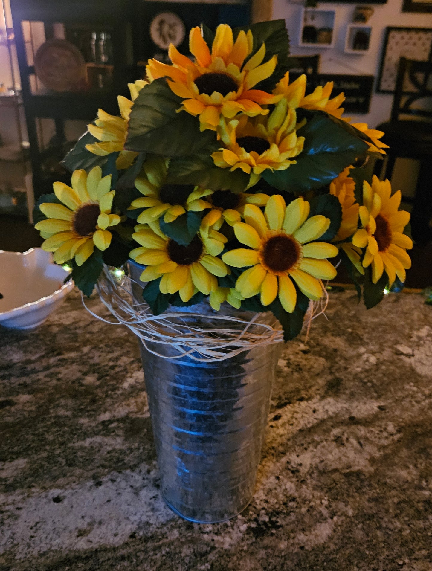 Sunflower tall arrangement