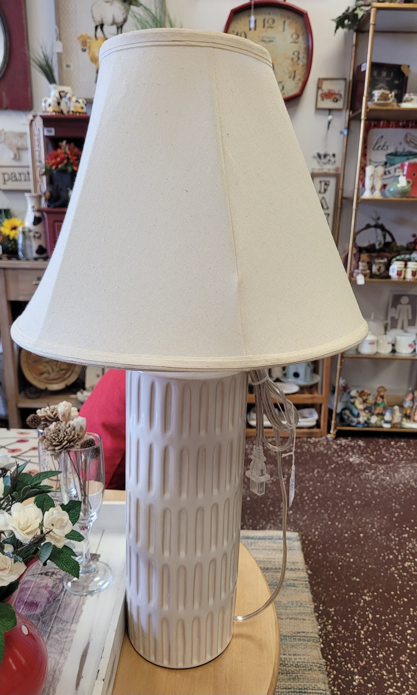 New farmhouse lamp with shade