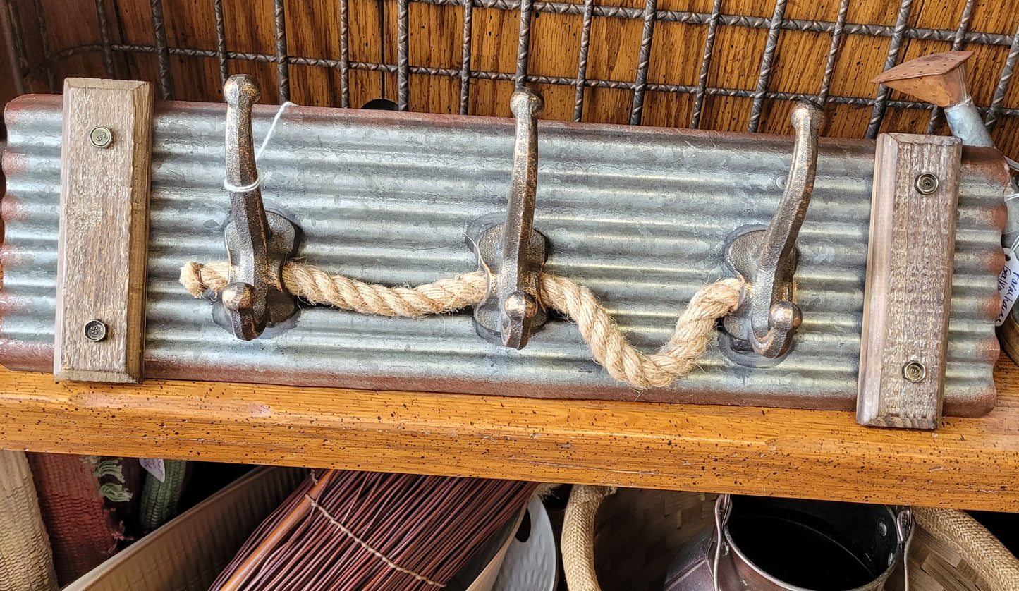 Galvanized metal rack