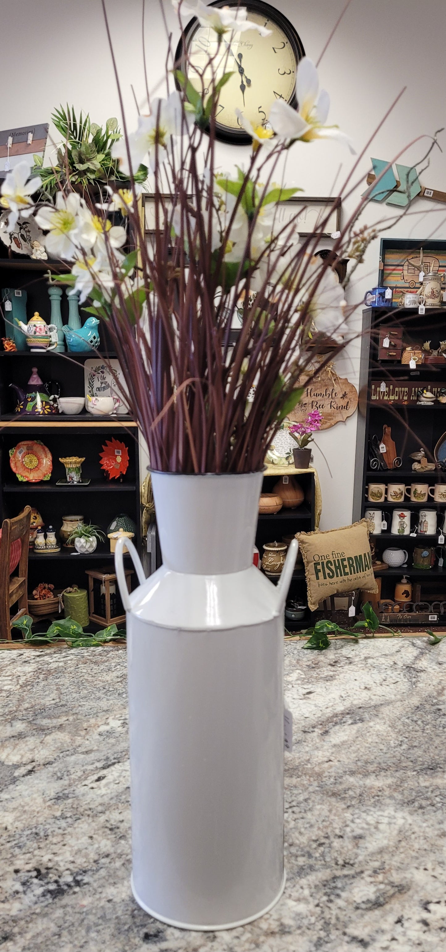 Milk jug floral