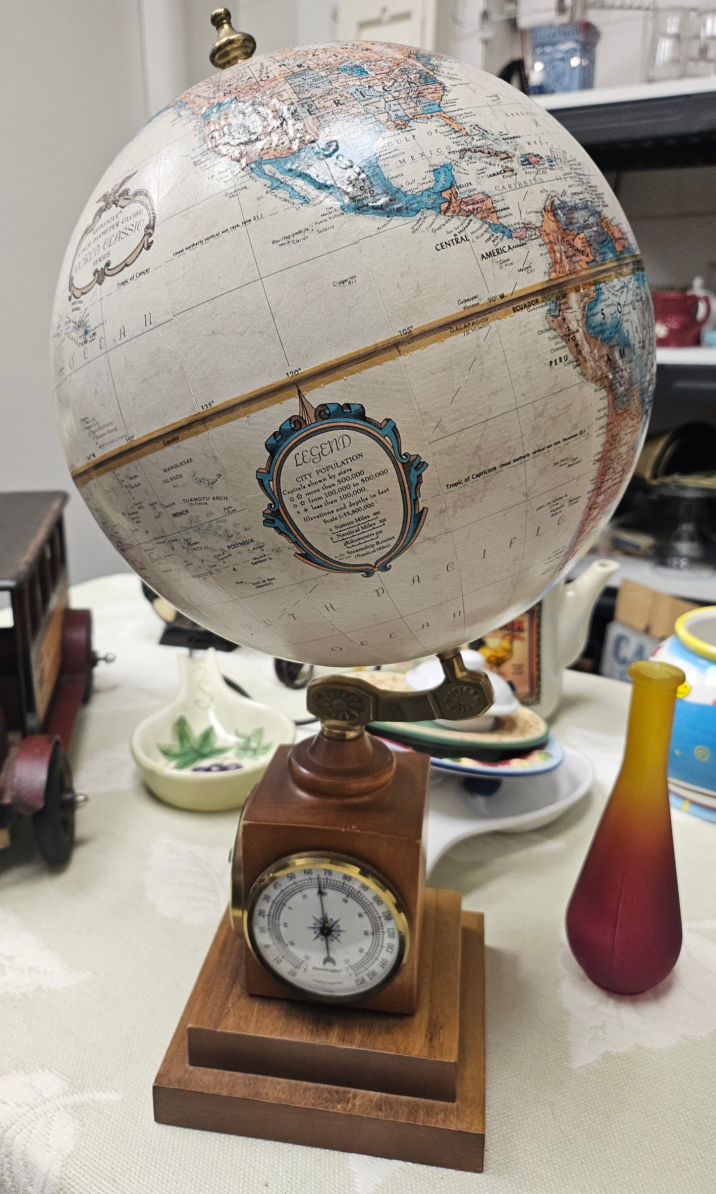 Midcentury globe