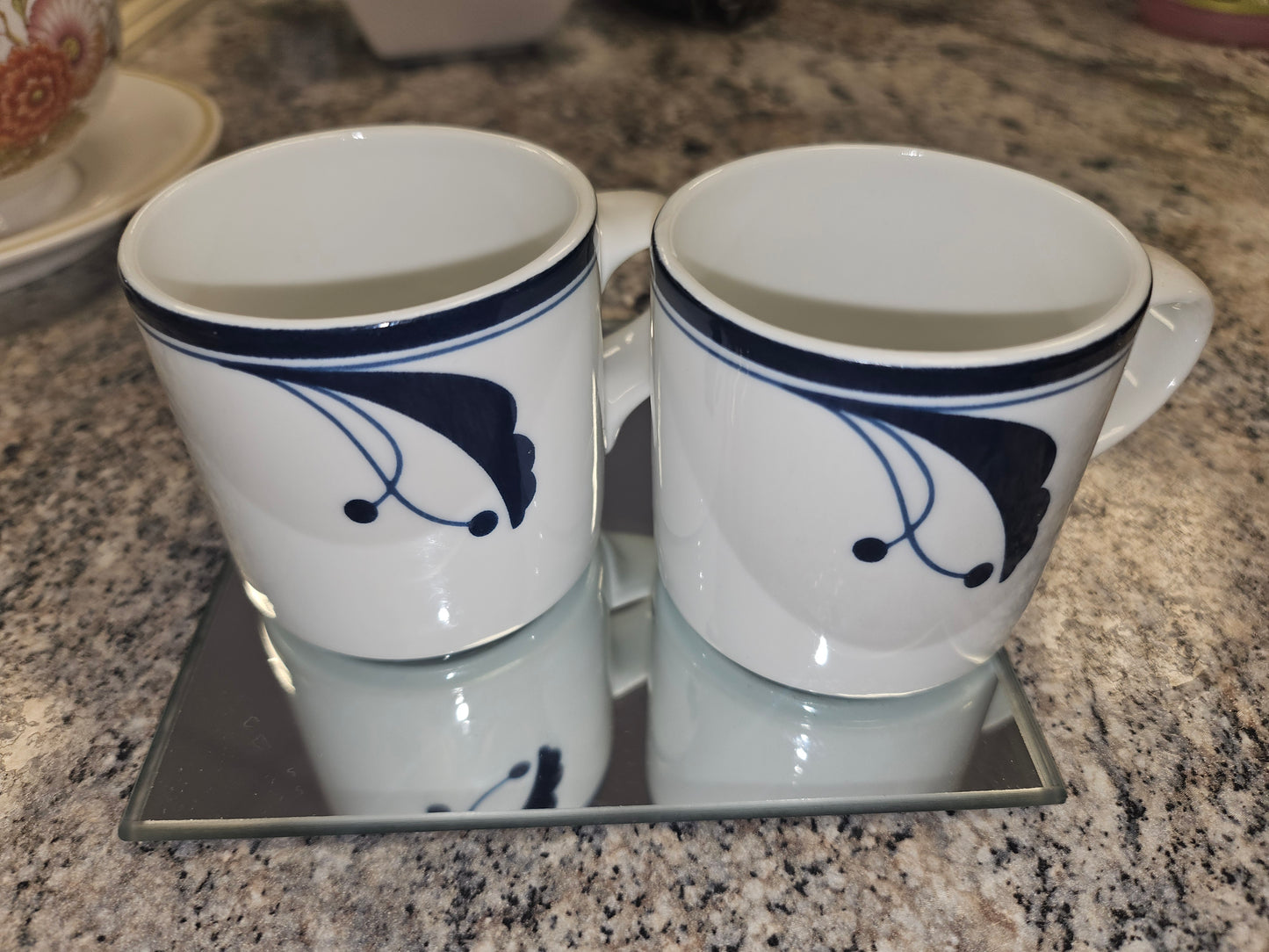 Cobalt tea cup