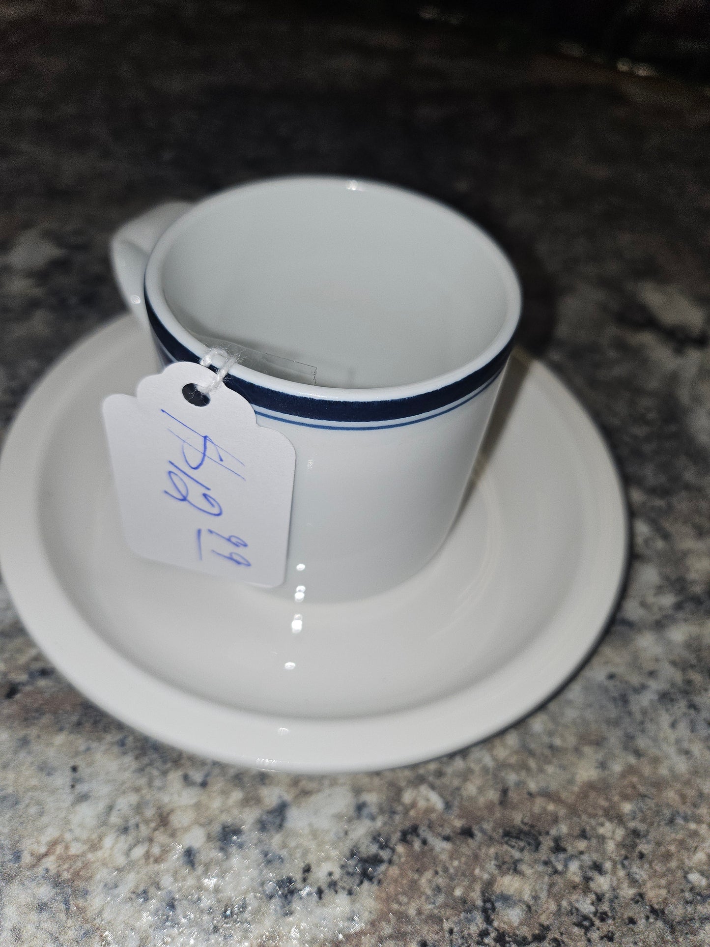 Cobalt tea cup