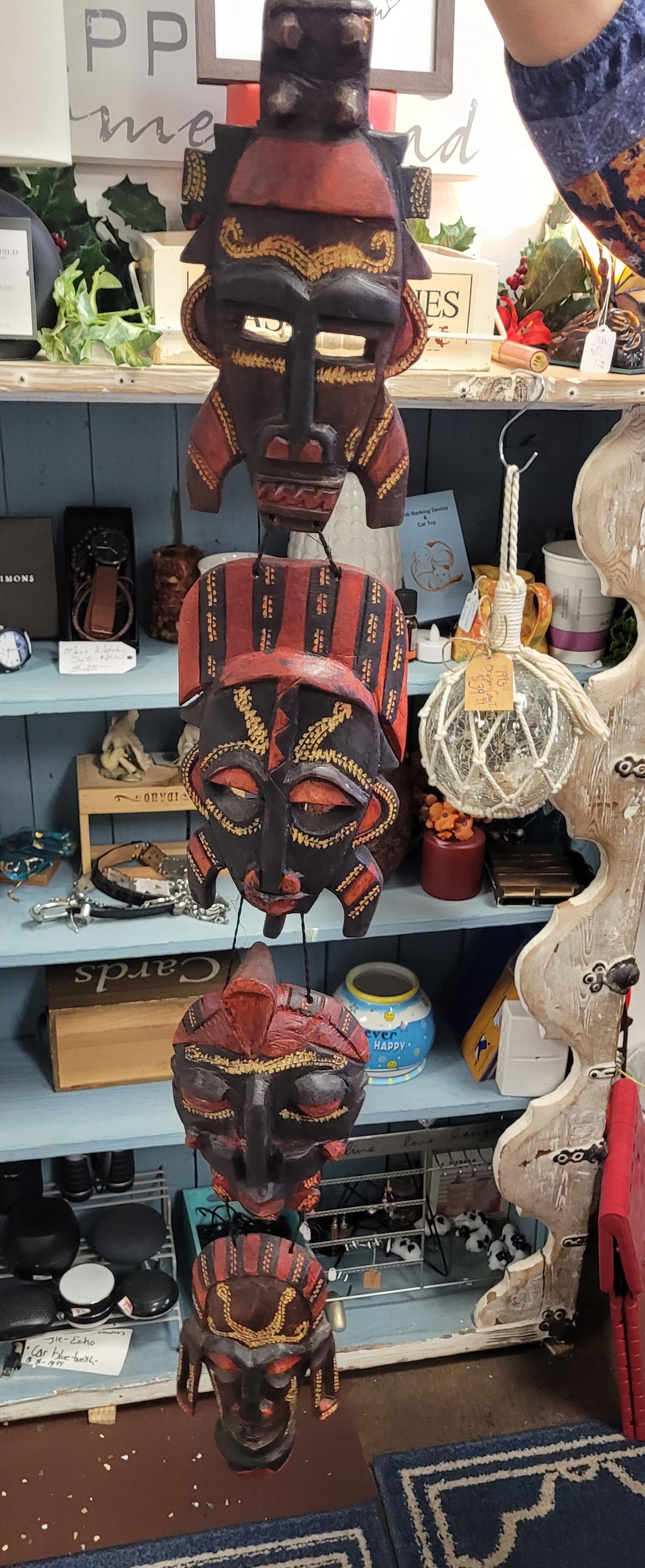 Carved masks