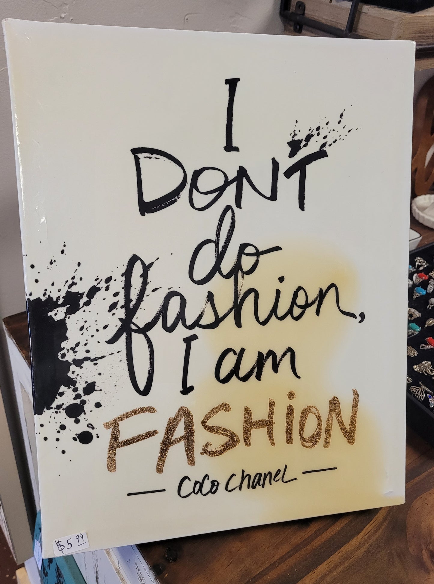 I don't do sign