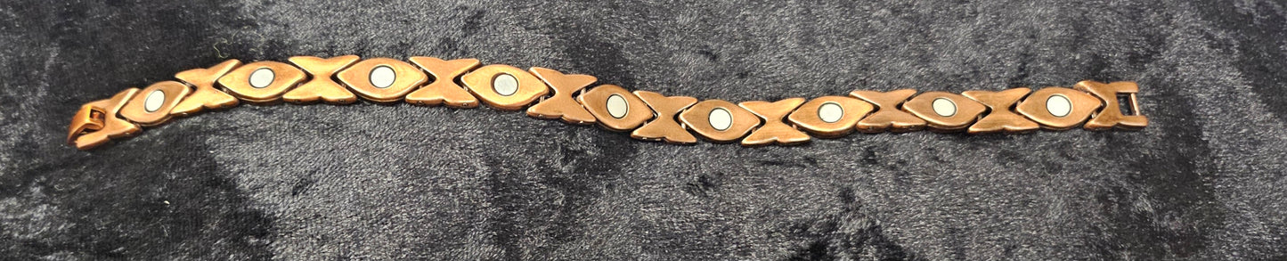 Copper medical w/zirconia & clasp