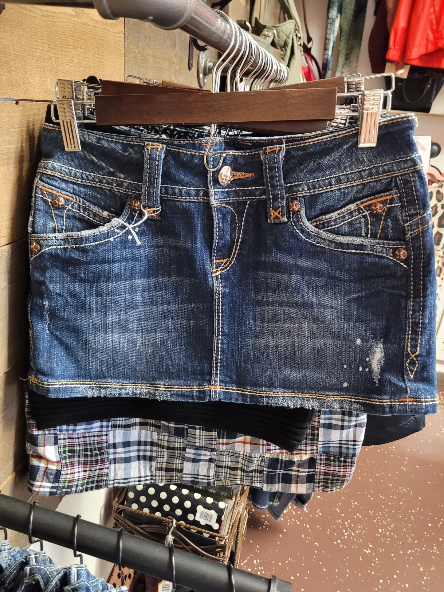 Rock reveals skirt