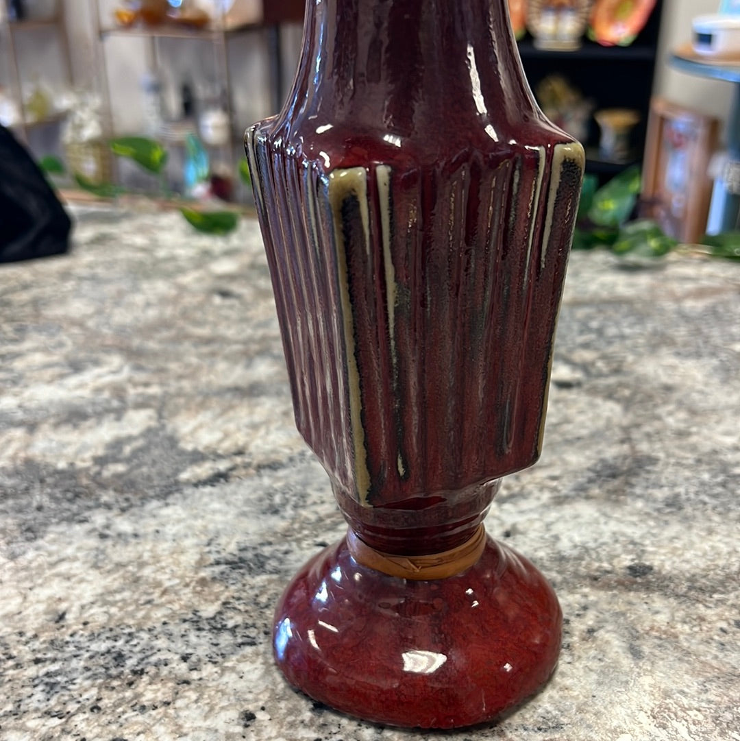 Red Candle Holder