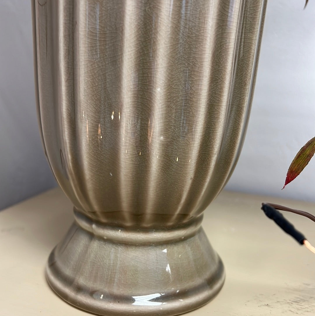 Flowers + Tan Vase