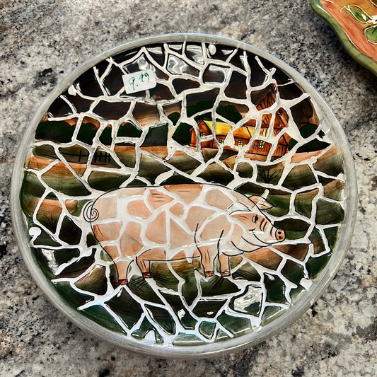 Pig Collectors Plate