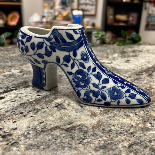 Blue+White Shoe