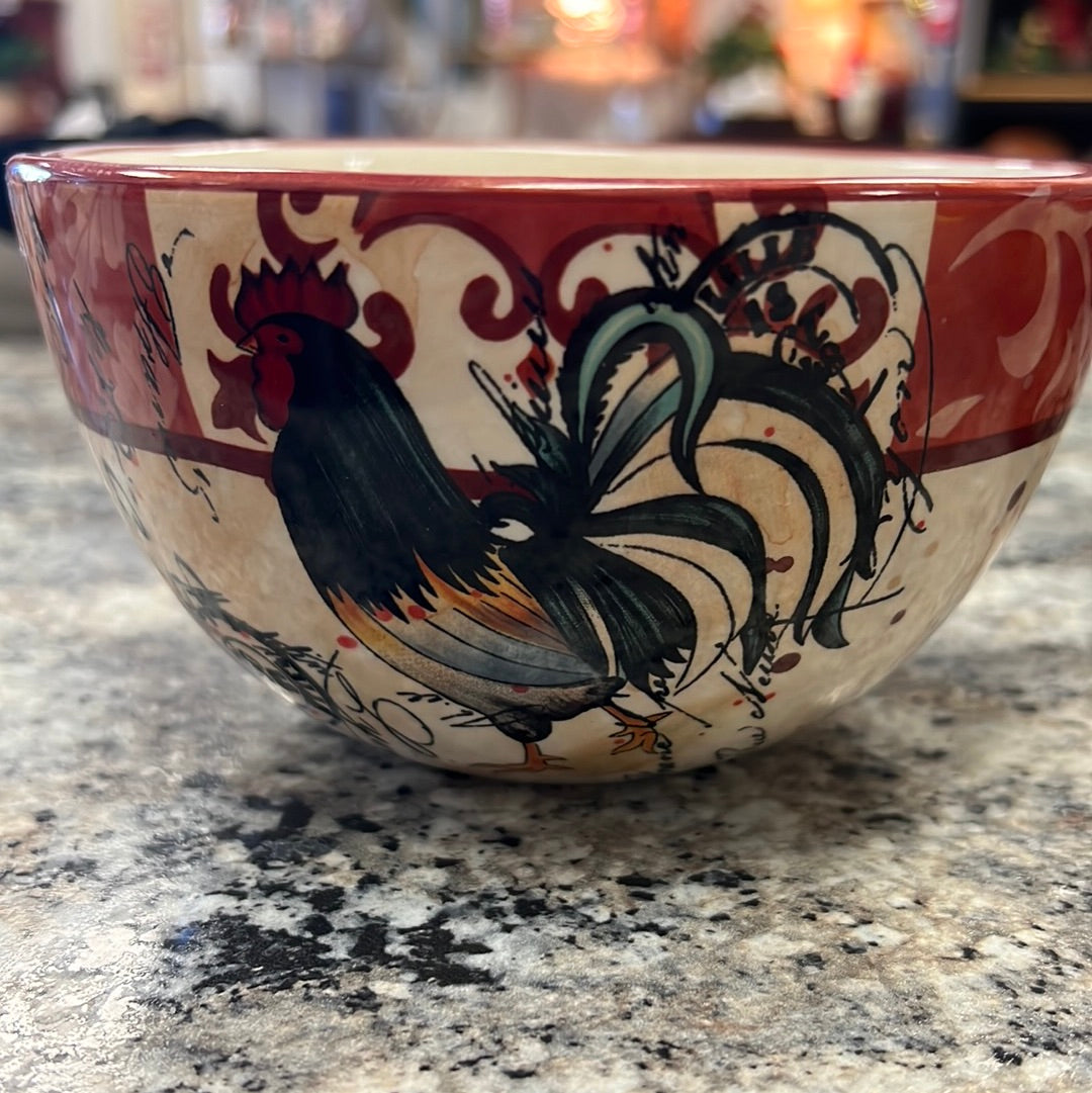 Rooster Bowl Set