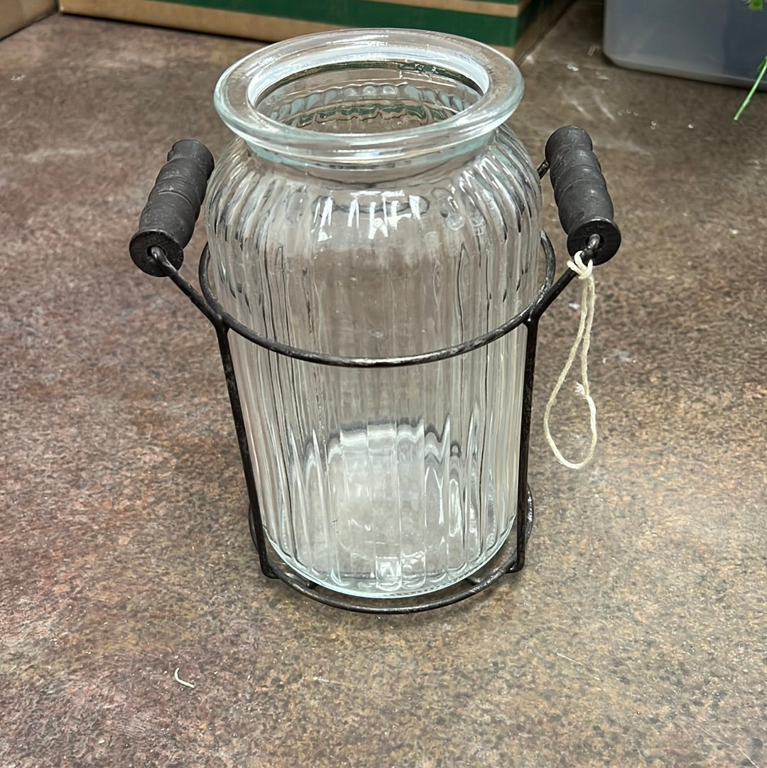 Rustic Jar Metal Frame
