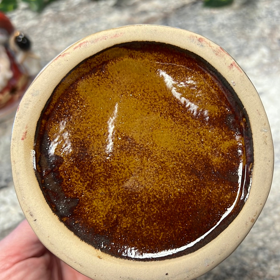Santa Candle Holder