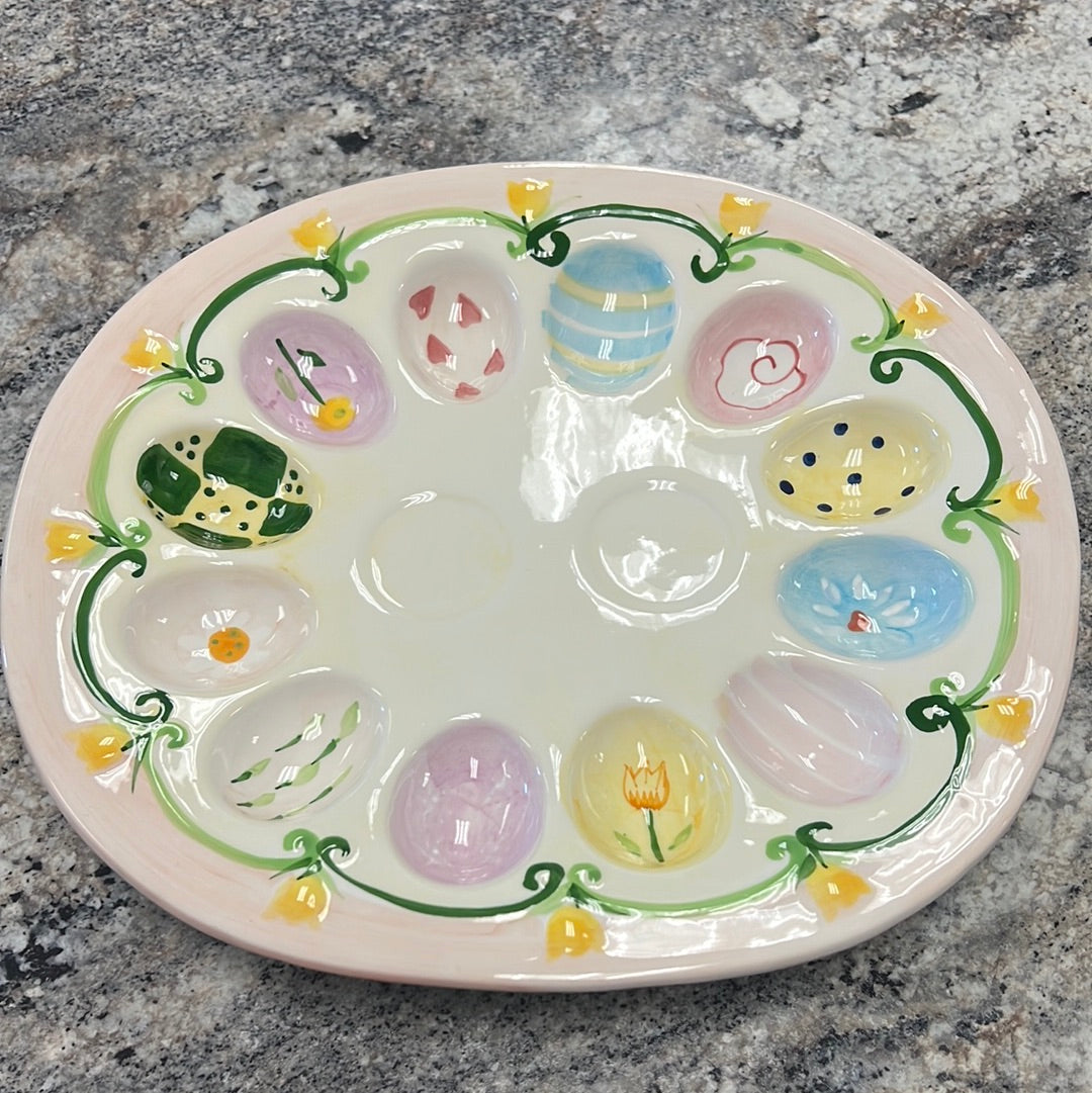 Easter Platter/Shaker Set