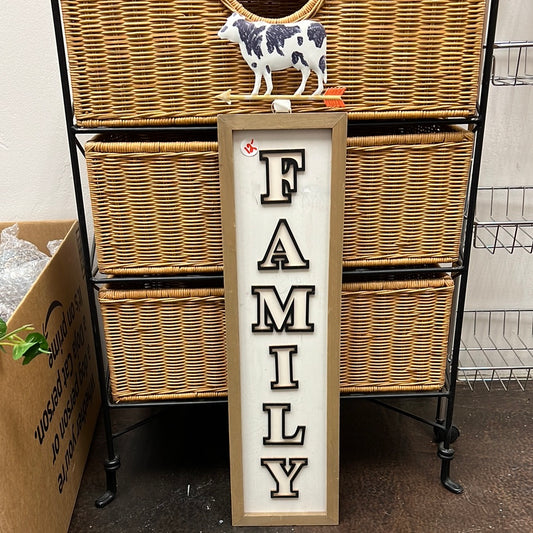 Wood Family Sign