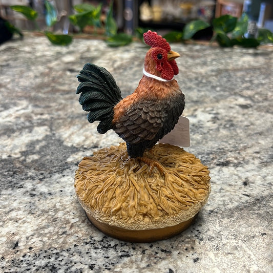 Rooster Candle Lid