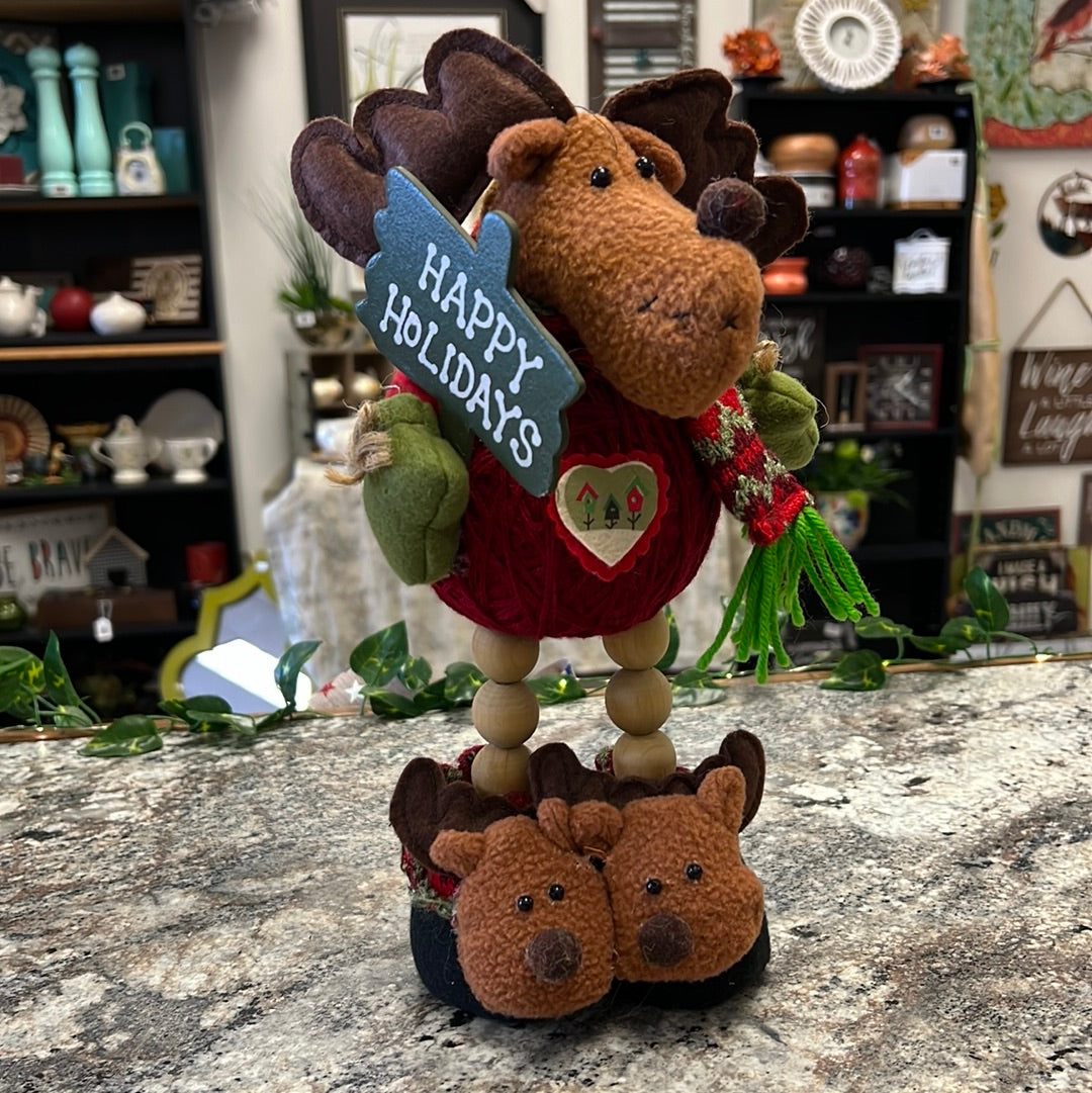 Holiday Moose Decor