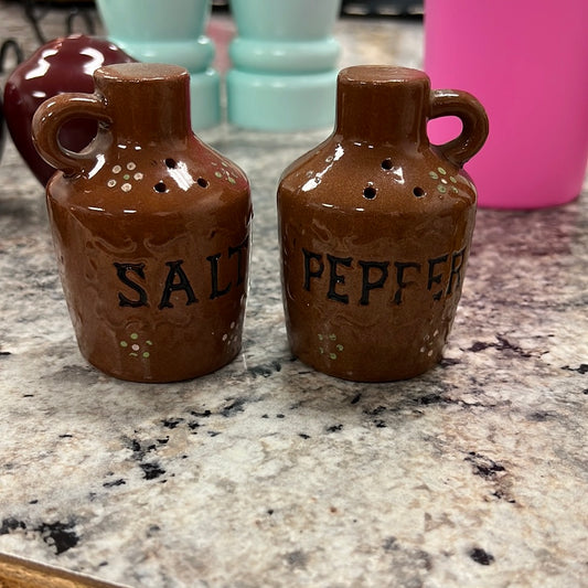 Whiskey Jug Salt Shaker Set