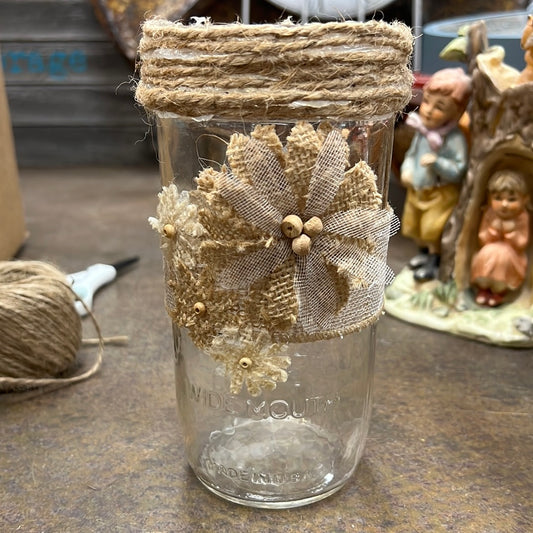 Tall Mason Jar